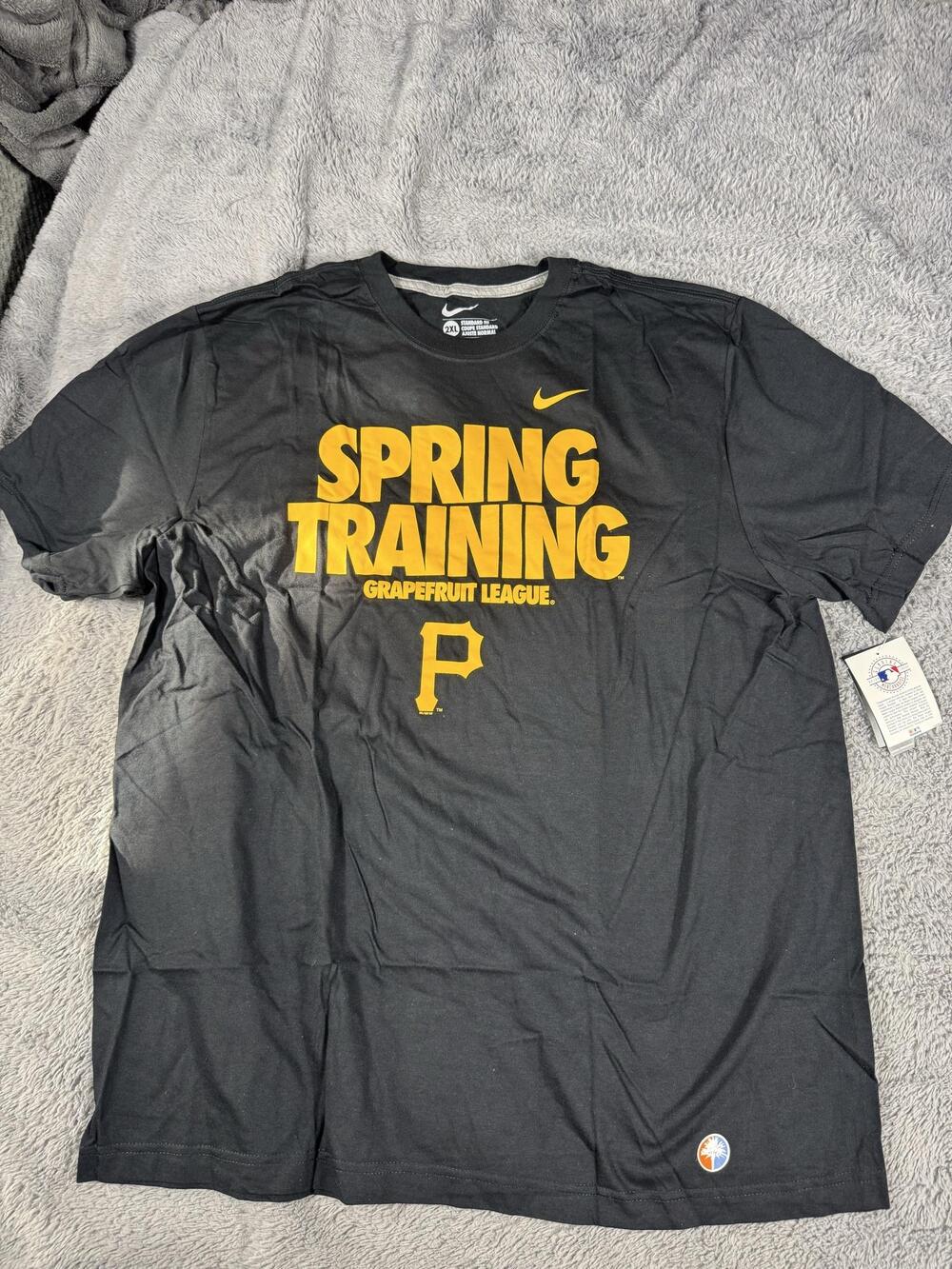 Pittsburgh Pirates Shirt Mens 2XL Black MLB Baseball Nike Spring Training Tee